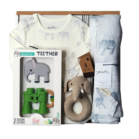 Baby Elephants Gift Box - HoneyBug 